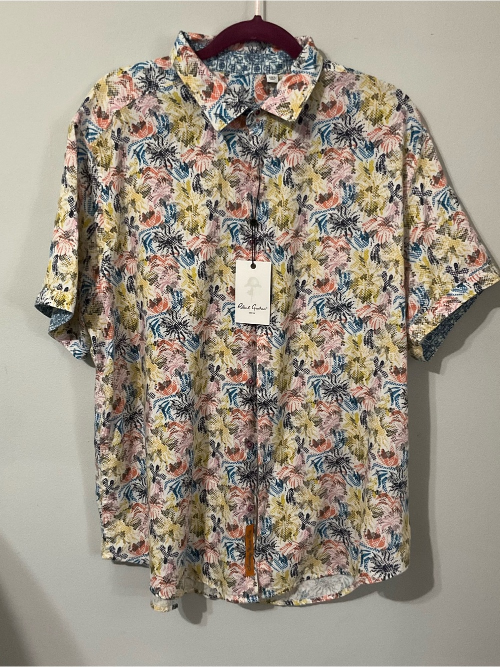 Robert Graham Multicolor Short-Sleeve Button-Down Shirt